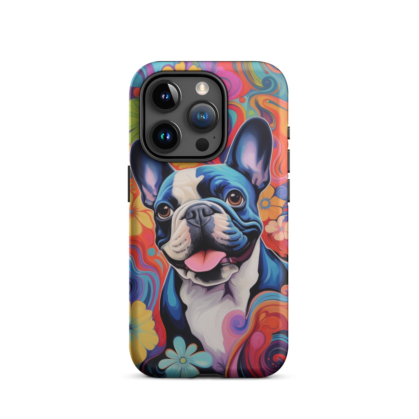 Warm Neon Frenchie iPhone® Case