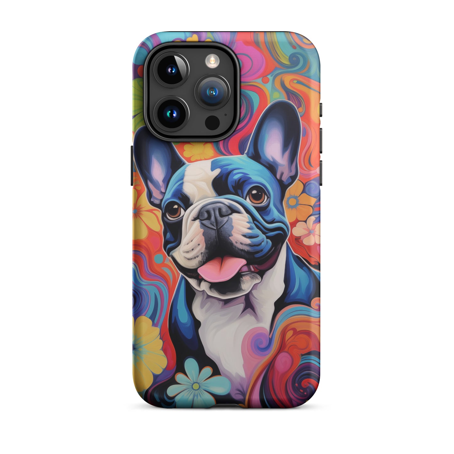 Warm Neon Frenchie iPhone® Case