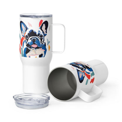 Viva La French Bulldog Travel Mug