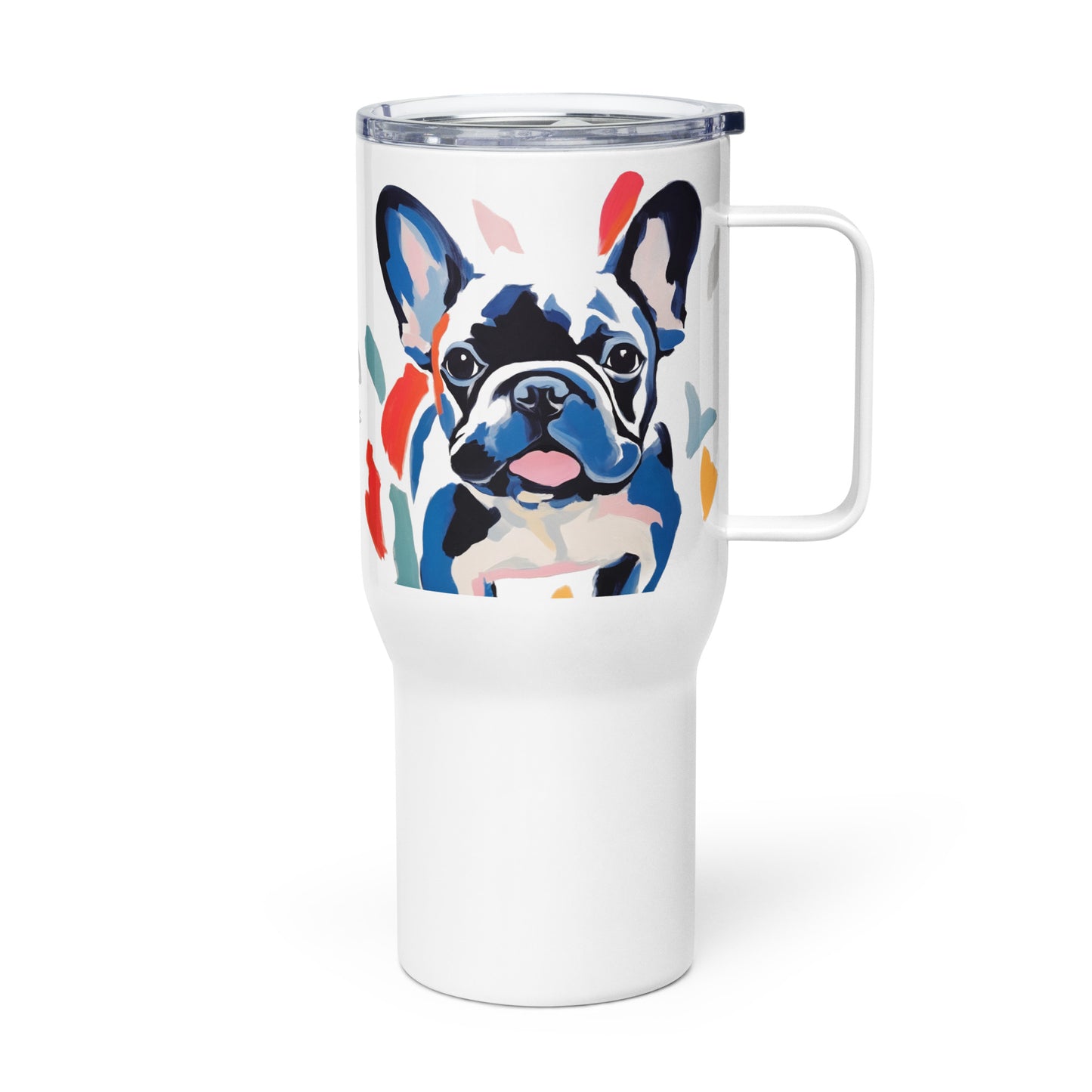 Viva La French Bulldog Travel Mug