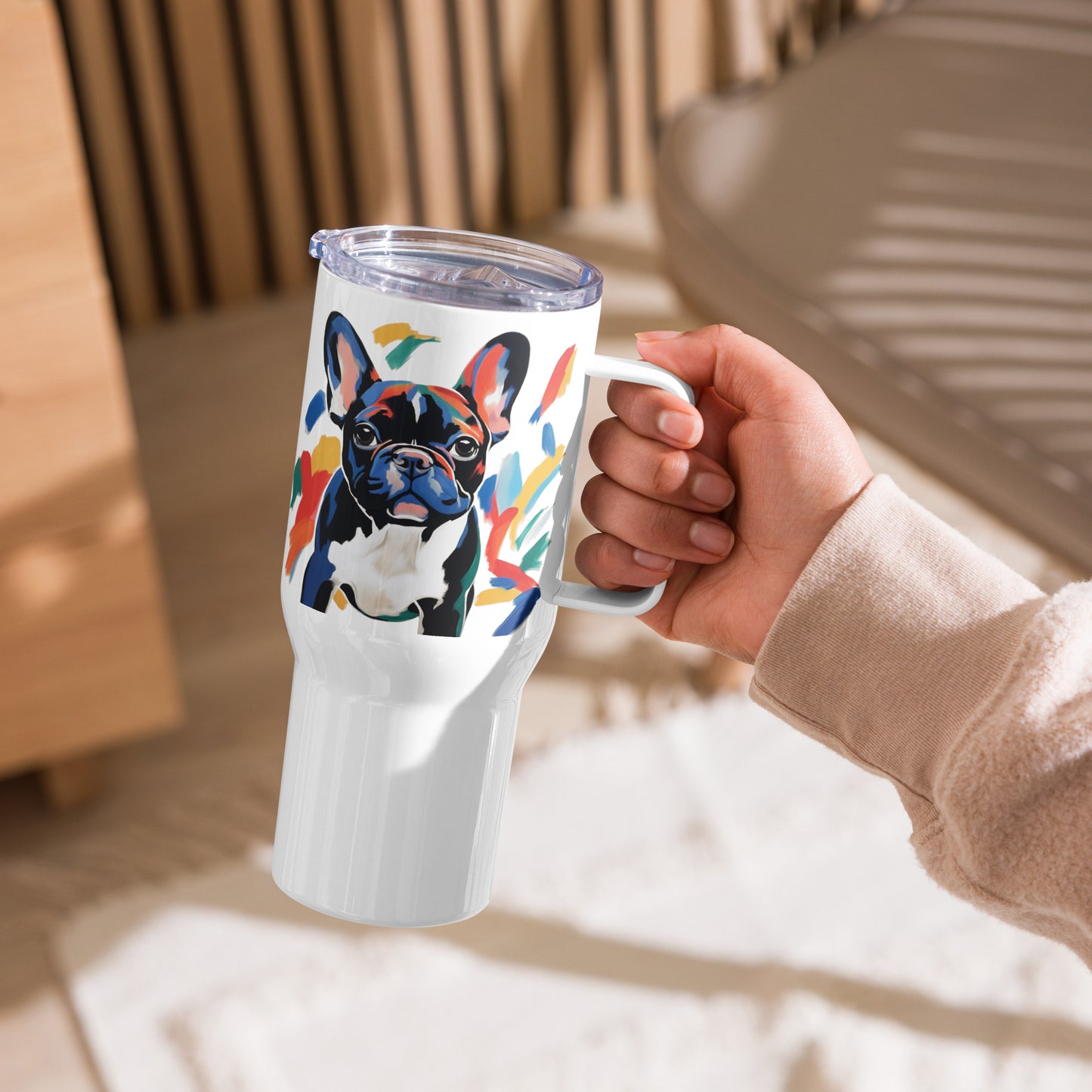 Pastel Pied Travel Mug