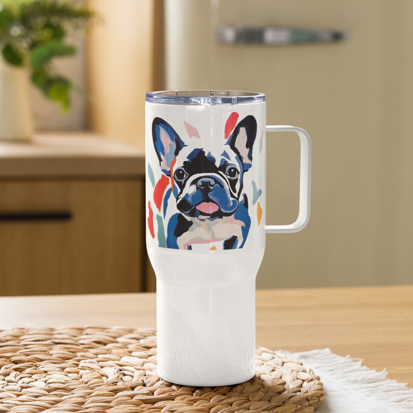 Viva La French Bulldog Travel Mug