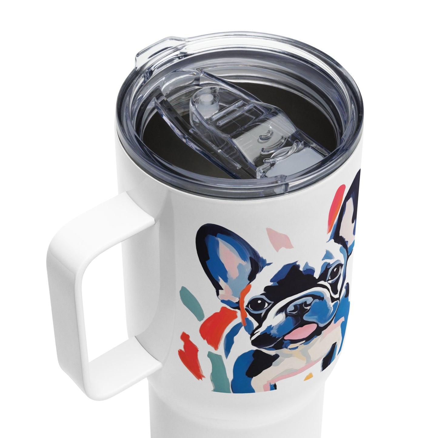 Viva La French Bulldog Travel Mug