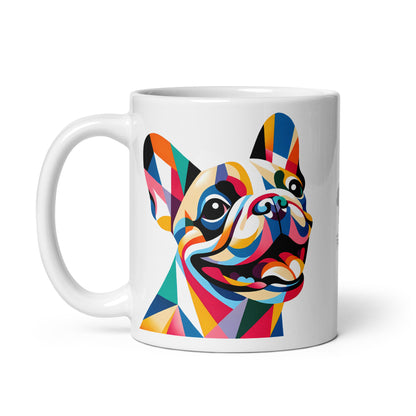 Poly the Pup White Mug