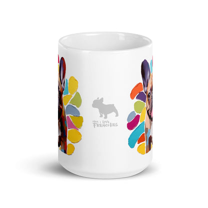 Flower Fawn White Mug