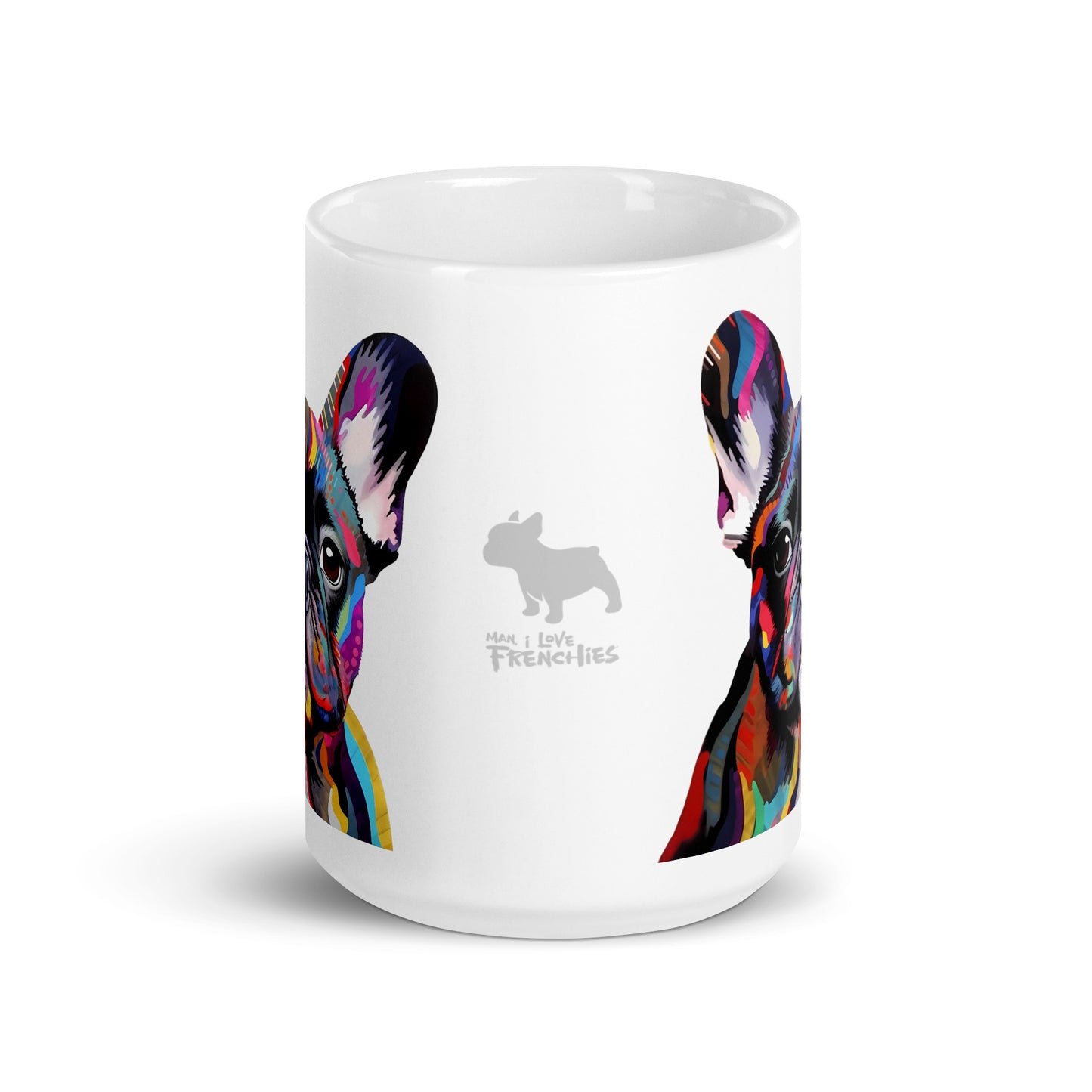 Colorbits Brindle White Mug