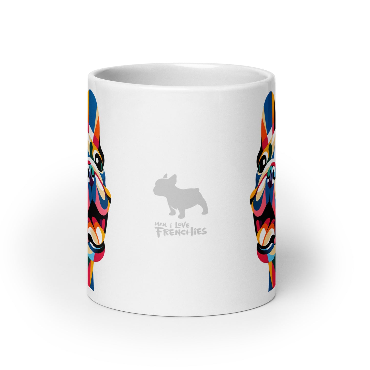 Poly the Pup White Mug