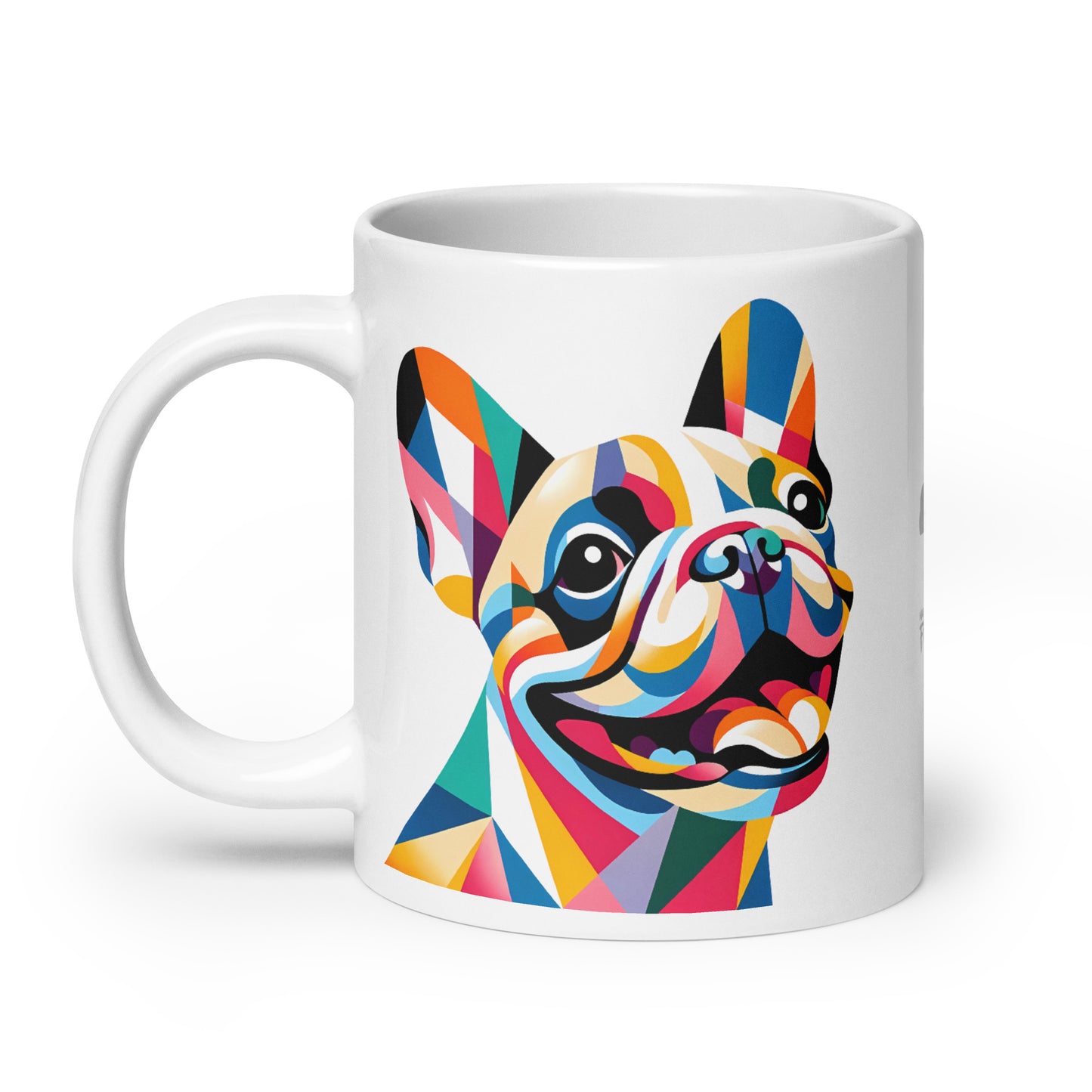 Poly the Pup White Mug