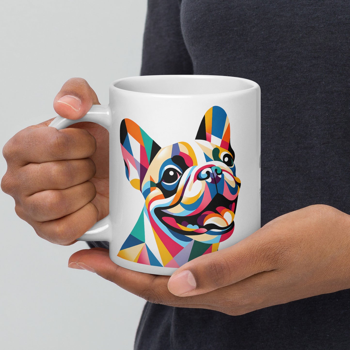 Poly the Pup White Mug