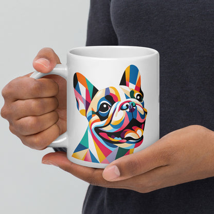 Poly the Pup White Mug