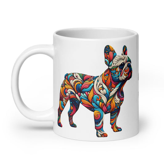 Fantasia Frenchie White Mug