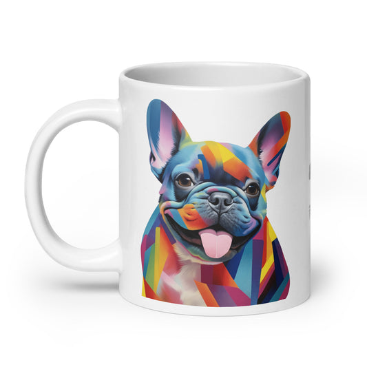 Color Lines White Mug