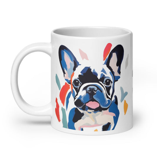 Viva La French Bulldog White Mug